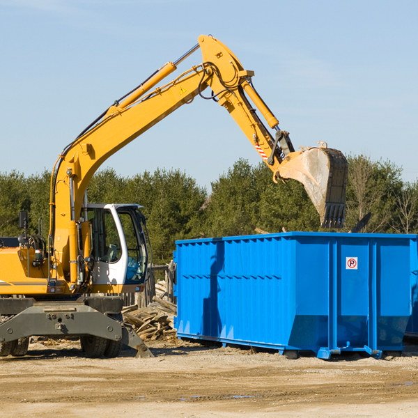 can i choose the location where the residential dumpster will be placed in Montebello Virginia